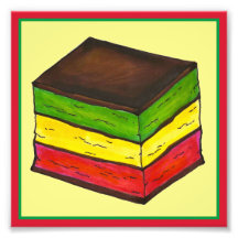 Arcoiris italiano Siete Navidades de capa: Arte de