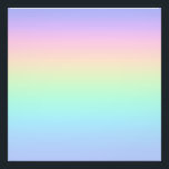 Foto Arcoiris pastoral<br><div class="desc">Un degradado de colores arcoiris pastel.</div>