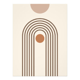 Foto Arcoíris y Sol, Arte Geométrico Abstracto Boho