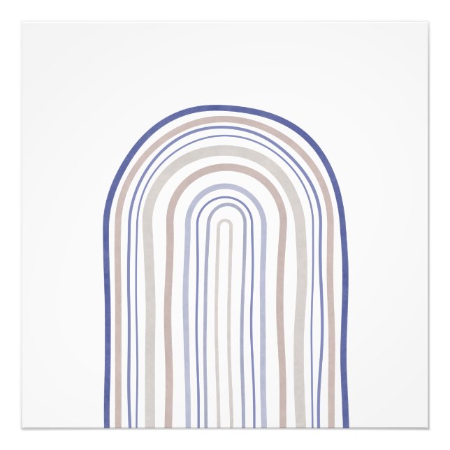 Foto Arcos de medio siglo - azul y beige (Frente)