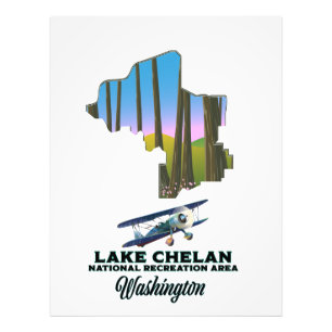 Foto Área de Recreación Nacional Lago Chelan, Washingto