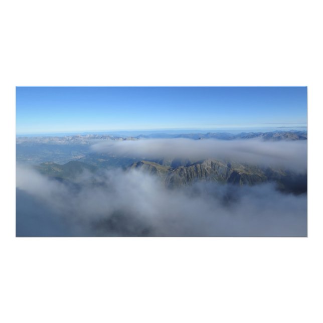 Foto Área francesa de Chamonix de las montañas (Frente)