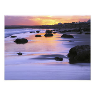 Foto Argentina, Las Grutas. La playa al atardecer.