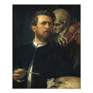 Foto Arnold Böcklin - Autorretrato con la Muerte