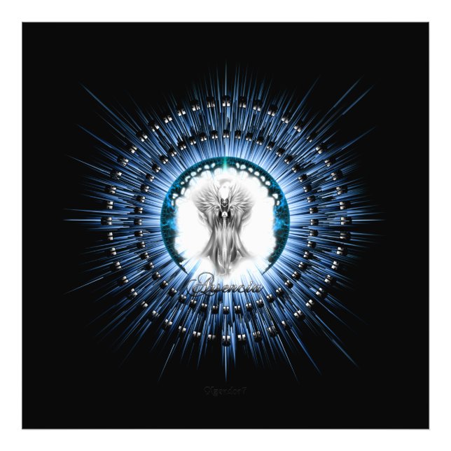 Foto Arsencia Ethereal Silver Light Fractal Art (Frente)