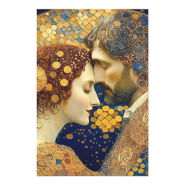 Foto Art Nouveau A Couple In Love  (Frente)