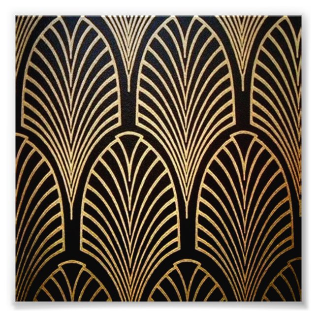 Foto Art Nouveau, art deco, patrón de ventilador, bronc (Frente)