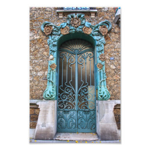 Foto Art Nouveau Paris Door Sunflowers No 14 -