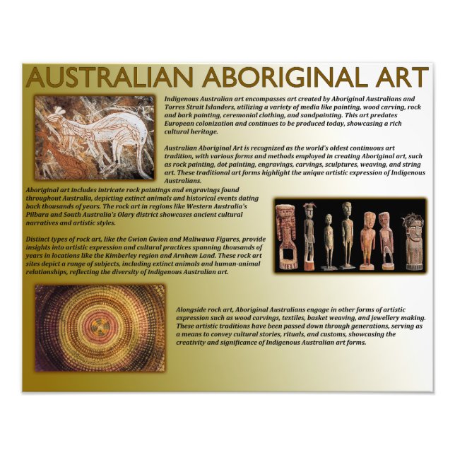 Foto Arte aborigen australiano (Frente)