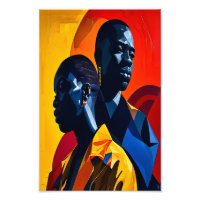 Arte abstracto afrocéntrico moderno