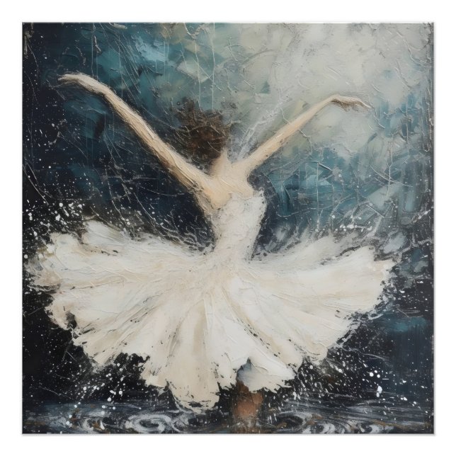 Foto Arte abstracto de baile de bailarina (Frente)