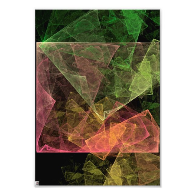 Foto Arte abstracto espacio cúbico (Frente)