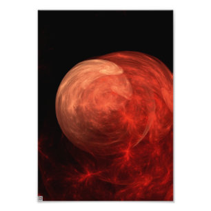 Foto Arte abstracto galaxia roja