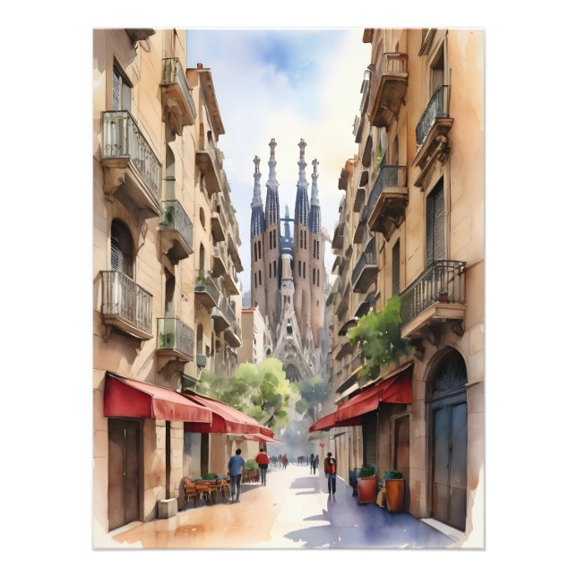 Foto Arte acuático de Barcelona (Frente)