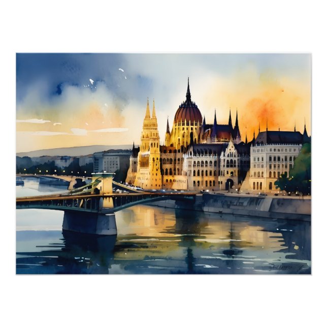 Foto Arte acuático de Budapest (Frente)