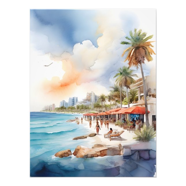 Foto Arte acuático de Cancún (Frente)