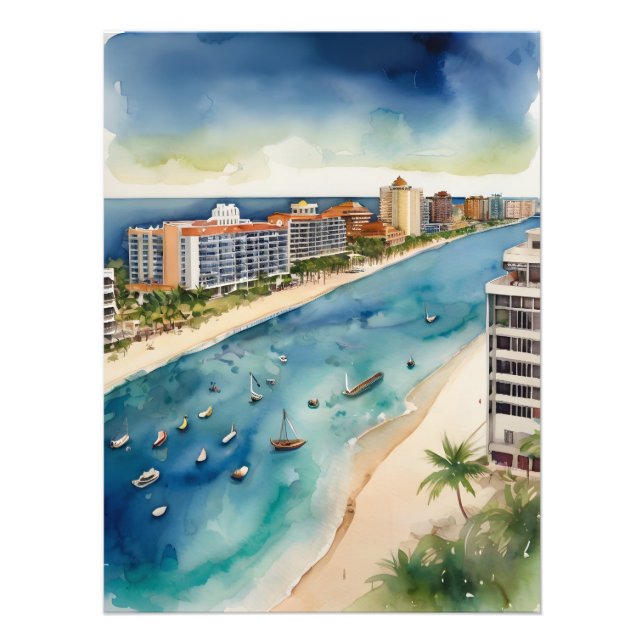 Foto Arte acuático de Cancún (Frente)