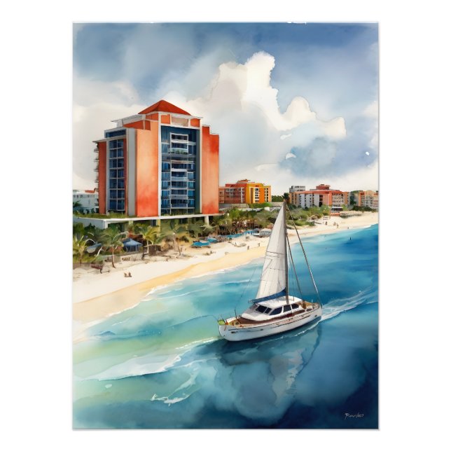 Foto Arte acuático de Cancún (Frente)