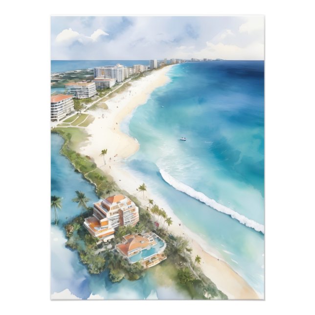 Foto Arte acuático de Cancún (Frente)