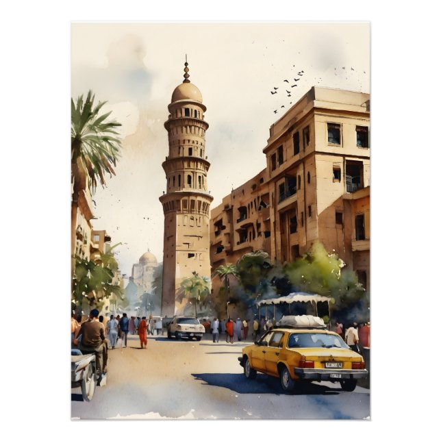 Foto Arte acuático de El Cairo (Frente)