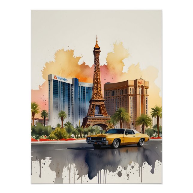 Foto Arte acuático de Las Vegas (Frente)