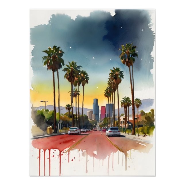 Foto Arte acuático de Los Ángeles (Frente)