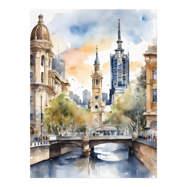 Foto Arte acuático de Melbourne (Frente)