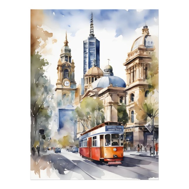 Foto Arte acuático de Melbourne (Frente)