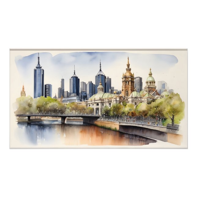 Foto Arte acuático de Melbourne (Frente)