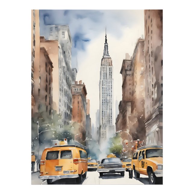 Foto Arte acuático de Nueva York (Frente)