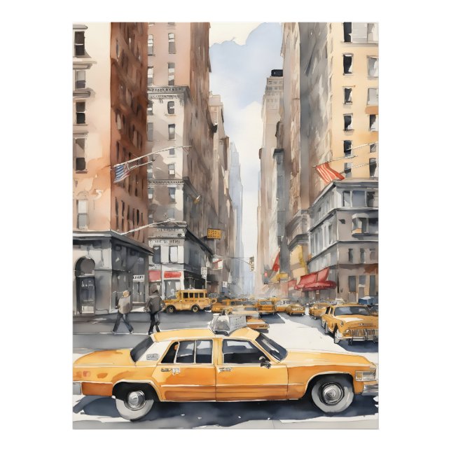 Foto Arte acuático de Nueva York (Frente)