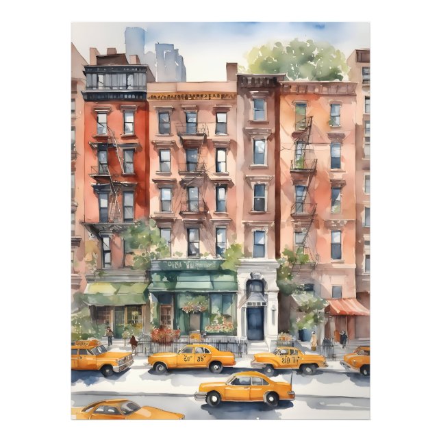 Foto Arte acuático de Nueva York (Frente)