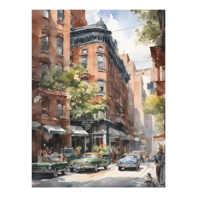 Foto Arte acuático de Nueva York (Frente)