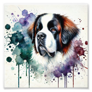Foto Arte acuático Majestic Saint Bernard