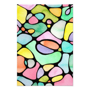 Foto Arte de acuarela neurográfico colorido