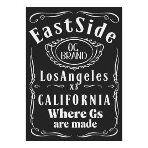 Foto Arte de cartel del lado este de Los Ángeles