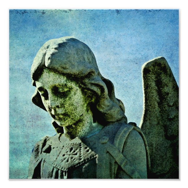 Foto Arte de cementerio de ángel de Guardian (Frente)