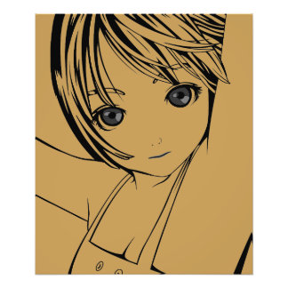 Foto Arte de chica escolar Anime en Manga