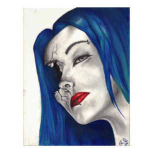 Foto Arte de chica gótica de fantasía y terror bellamen