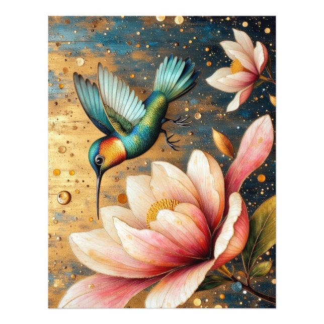 Foto Arte de colibrí (Frente)