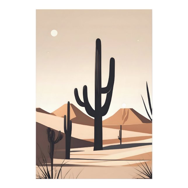 Foto Arte de desierto minimalista (Frente)