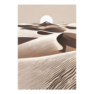 Foto Arte de desierto minimalista