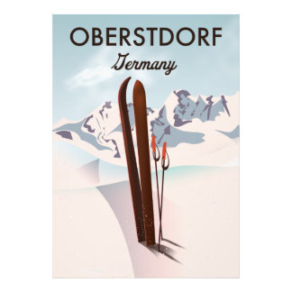 Foto Arte de esquí de Oberstdorf Alemania.