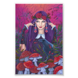 Foto Arte de fantasía de belleza mística