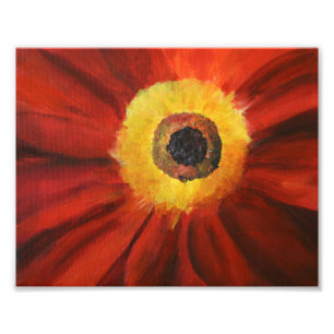 Foto Arte de flor amarilla roja Kodak  Papel fotográfic