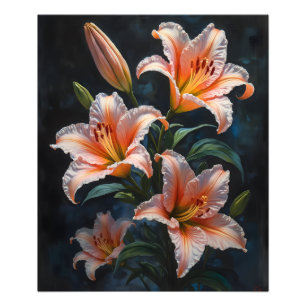 Foto Arte de Flor de Lirio Elegante – Impresiones Premi