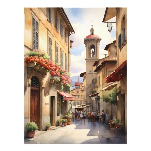 Foto Arte de Florencia acuarela (Frente)