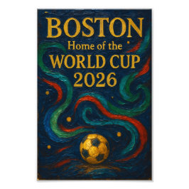 Foto Arte de Fútbol de Boston 2026 Diseño de Fútbol