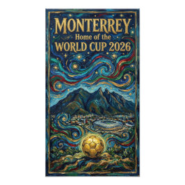 Foto Arte de fútbol de lujo Monterrey 2026 Estadio de l