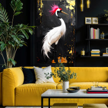 Arte de grulla - Diseño contemporáneo inspirado en